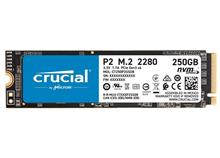 حافظه SSD اینترنال کروشال مدل P2 NVMe PCIe M.2 2280 ظرفیت 250 گیگابایت